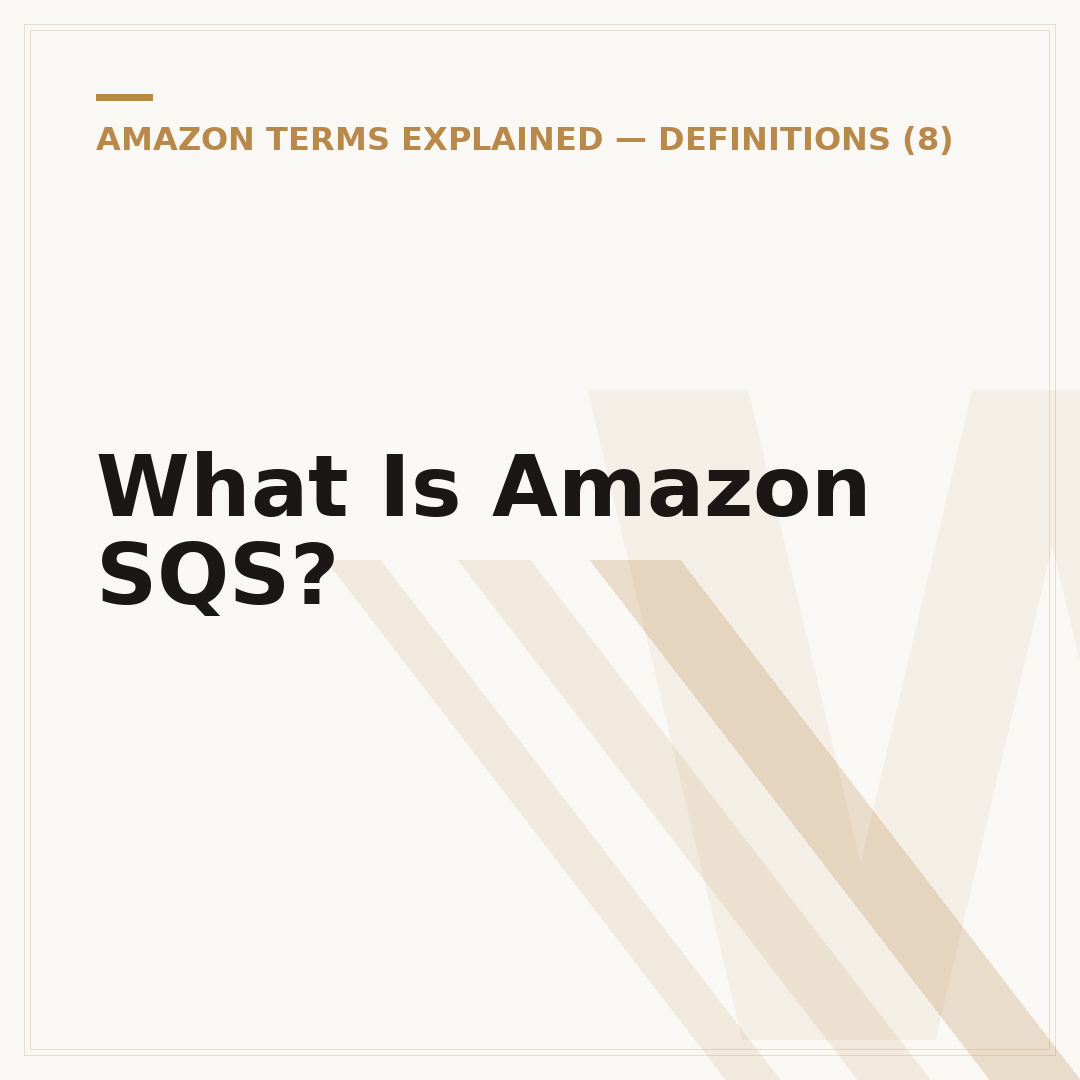 What Is Amazon SQS?